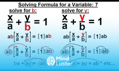 Algebra Ch 3 Formula Inequalities Absolute Value 7 of 38 Solving Formula for a Variable 7