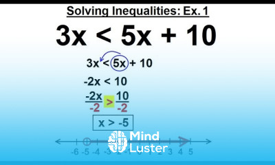 Algebra Ch 3 Formula Inequalities Absolute Value 22 of 33 Solve Inequalities Ex 1
