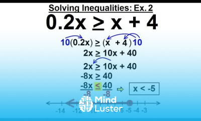 Algebra Ch 3 Formula Inequalities Absolute Value 23 of 33 Solve Inequalities Ex 2