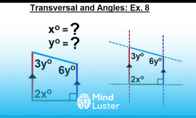 Geometry Ch 4 Lines and Angles 22 of 37 Transversals and Angles Ex 8