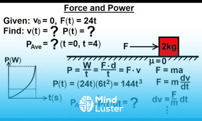 Physics Test Your Knowledge Energy 3 of 30 Force and Power