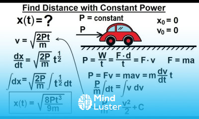 Physics Test Your Knowledge Energy 7 of 30 2 Springs Find the Distance with Constant Power
