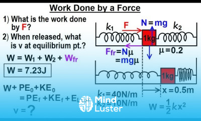 Physics Test Your Knowledge Energy 10 of 30 Work Done by a Force