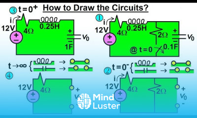 Electrical Engineering Ch 9 2nd Order Circuits 5 of 76 How to Draw the Circuit