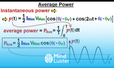 Electrical Engineering Ch 12 AC Power 4 of 38 What is Average Power