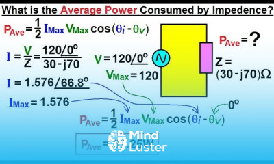 Electrical Engineering Ch 12 AC Power 8 of 38 How to Calculate Average Power Impedance
