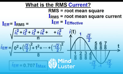 Electrical Engineering Ch 12 AC Power 22 of 58 What is the RMS Current
