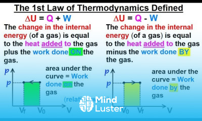 Physics 32 7 Thermodynamic Potentials 2 of 25 What is the 1st Law of Thermodynamics