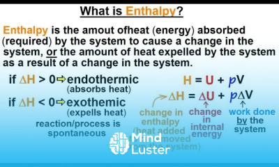 Physics 32 7 Thermodynamic Potentials 4 of 25 What is Enthalpy