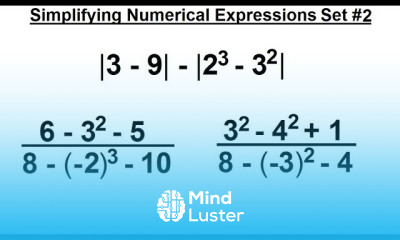 Algebra Ch 0 6 Basic Concepts 21 of 36 Simplifying an Algebraic Expression Set 2