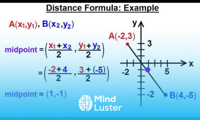 Geometry Ch 1 Basic Concepts 14 of 49 Find the Distance