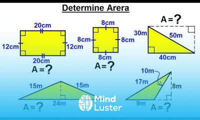 Geometry Ch 1 Basic Concepts 33 of 49 How to Determine the Area