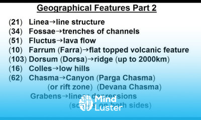 Astronomy Ch 11 Venus 7 of 61 Geographical Features Part 2