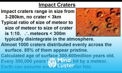 Astronomy Ch 11 Venus 9 of 61 Impact Craters
