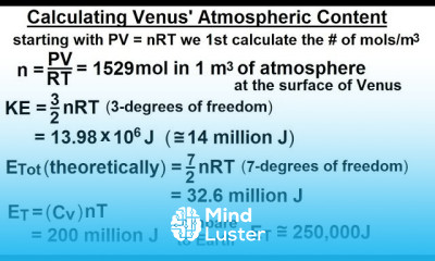 Astronomy Ch 11 Venus 16 of 61 Atmospheric Energy Content Calculated Part 1 of 3