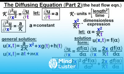 Math Partial Differential Eqn Ch 1 Introduction 39 of 42 The Diffusion Equation Part 2 of 5