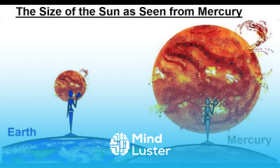 Astronomy Ch 10 Mercury 16 of 42 What is the Size of the Sun as Seen from Mercury
