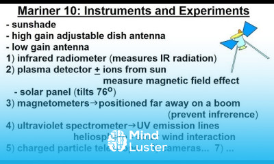 Astronomy Ch 10 Mercury 27 of 42 Mariner 10 Instruments and Experiments