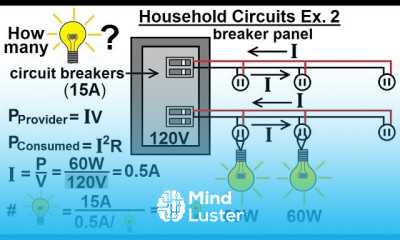Physics E M Ch 41 3 Ohm s Law Resistor Circuit Understood 25 of 42 Household Circuits Ex 2