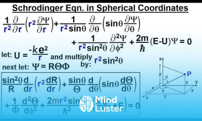 Physics Ch 66 5 Quantum Mechanics The Hydrogen Atom 17 of 78 Schrodinger in Spherical 1