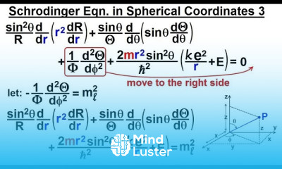 Physics Ch 66 5 Quantum Mechanics The Hydrogen Atom 18 of 78 Schrodinger in Spherical 2