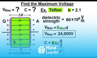 Physics E M Ch 39 1 Capacitors Capacitance Understood 23 of 27 Maximum Voltage
