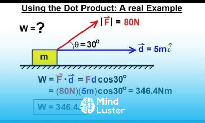 Calculus 3 Vector Calculus in 2D 16 of 39 Use Dot Product to find Angle Between 2 Vectors Ex