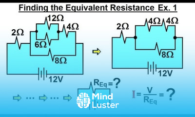Physics E M Ch 41 3 Ohm s Law Resistor Circuit Understood 17 of 42 Equivalent Resistance Ex 1