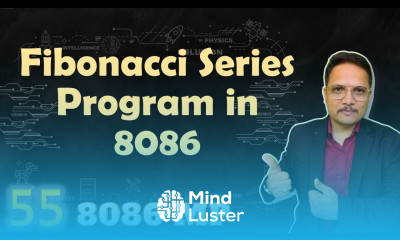 11 Fibonacci Series Program in Microprocessor 8086