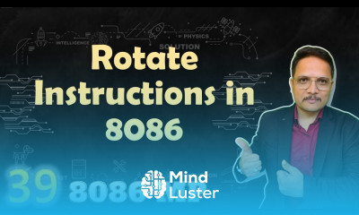 Rotate Instructions of 8086