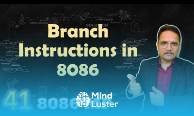 Branch Instructions of 8086