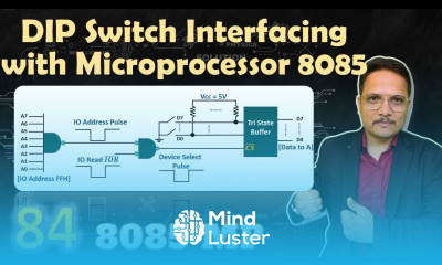 DIP Switch Interfacing with Microprocessor 8085