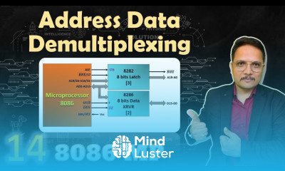 Address Data Demultiplexing of 8086