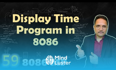 Learn 15 Time Display using DOS Function Program in Microprocessor 8086 ...