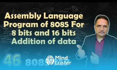 8 bits and 16 bits Addition program in Microprocessor 8085