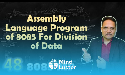 Division program in Microprocessor 8085 Division