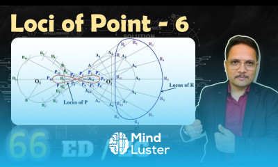 Loci of point 6 Locus of Four Bar Mechanism Engineering Drawing
