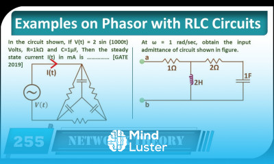 4 Examples of Phasor with RLC Circuit