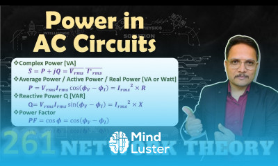 Power in AC Circuit Complex Power Active Power and Reactive Power