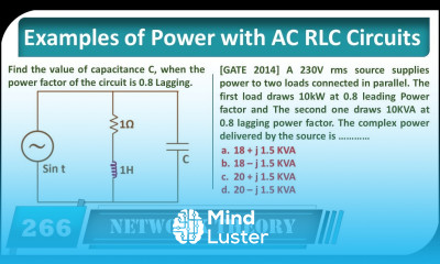 4 Examples of Power in AC RLC Circuit