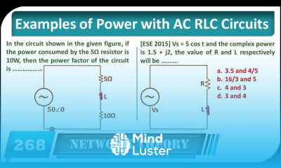 6 Examples of Power in AC RLC Circuit