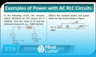 8 Examples of Power in AC RLC Circuit