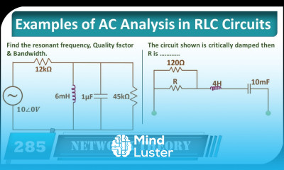 8 Examples of AC Analysis in RLC Circuit