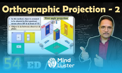 Orthographic Projection 2 First Angle Projection Third Angle Projection Engineering Drawing
