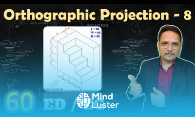 Orthographic Projection 8 Front View Top View RHSV Engineering Drawing