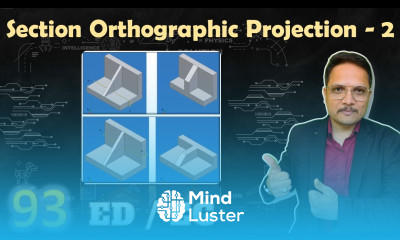 Section Orthographic Projection 2 Sectioning Rule Cutting planes Engineering Drawing