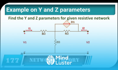 4 Example of Y Parameters and Z Parameters