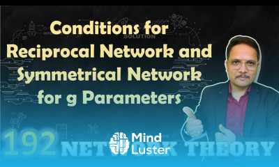 Conditions of Reciprocal Network and Symmetrical Network for g Parameters