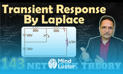 4 Transient Response Solved Example using Laplace Transform