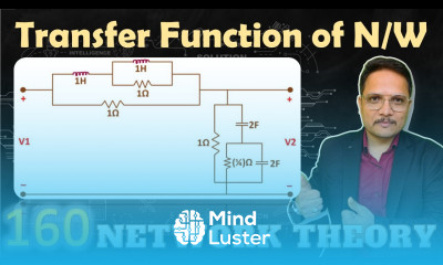Transfer Function of Electrical Network by Laplace Transform
